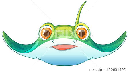 Colorful Cartoon Sea Creature Illustration Colorful Cartoon Sea Creature Illustration 120631405