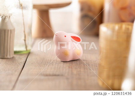 Year of the Rabbit zodiac figure. Year of the Rabbit zodiac figure. 120631436