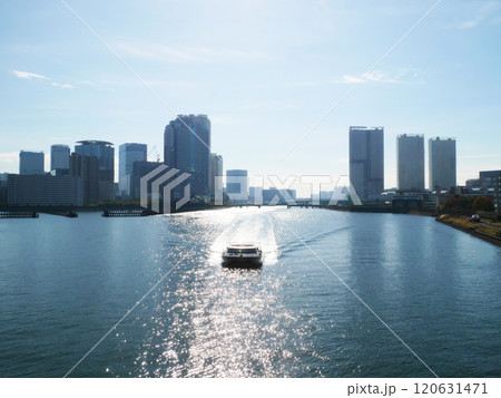 相生橋から見る東京景観|豊洲・晴海 相生橋から見る東京景観|豊洲・晴海 120631471