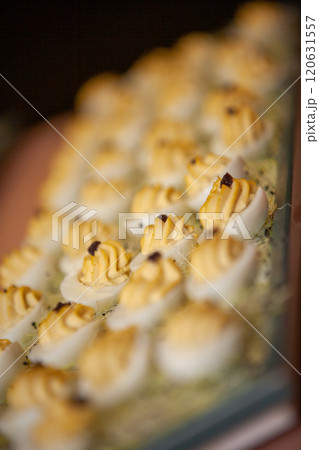 Enjoy Making Delicious Deviled Eggs that are Perfect for Your Next Gathering or Celebration Enjoy Making Delicious Deviled Eggs that are Perfect for Your Next Gathering or Celebration 120631557