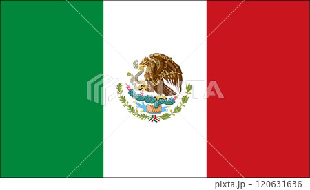 メキシコ国旗 メキシコ国旗 120631636