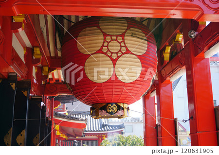 なごや七福神めぐり 大須観音 本堂の提灯 なごや七福神めぐり 大須観音 本堂の提灯 120631905