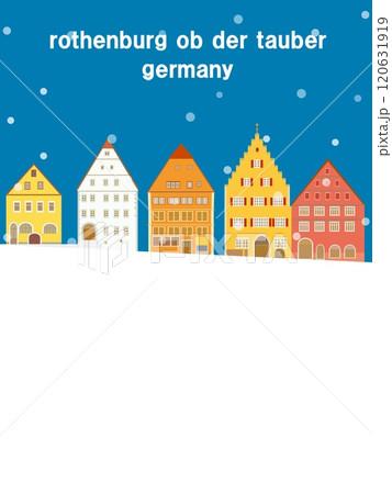 ローテンブルク rothenburg ob der tauber ドイツ germany 雪風景 ローテンブルク rothenburg ob der tauber ドイツ germany 雪風景 120631919