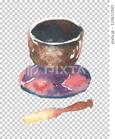 水彩畫的 Kaiko 插圖 120631985