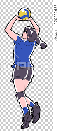 一個女孩折騰的插圖 一個女孩折騰的插圖 120632682