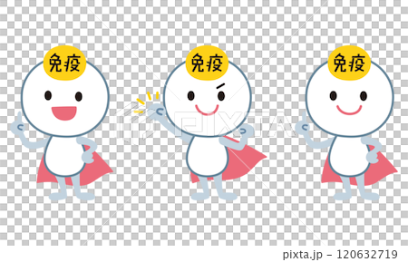 免疫 免疫細胞のキャラクター 免疫 免疫細胞のキャラクター 120632719