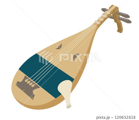 琵琶のイラスト 120632818