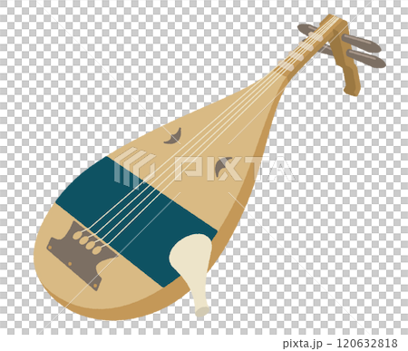琵琶のイラスト 120632818