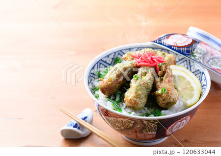 竹輪の磯辺揚げ丼 竹輪の磯辺揚げ丼 120633044