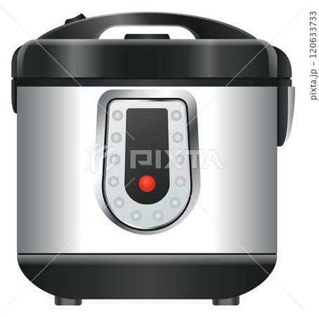 Double boiler. Stainless steel cooking cartoon pot Double boiler. Stainless steel cooking cartoon pot 120633733