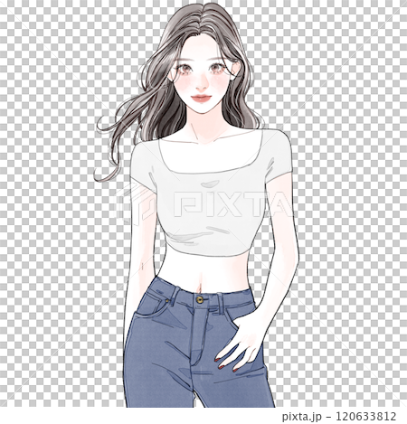 スタイルの良い女性 スタイルの良い女性 120633812
