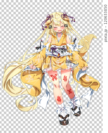 妖犬の美少女キャラクター立ち絵素材・表情3 妖犬の美少女キャラクター立ち絵素材・表情3 120633850