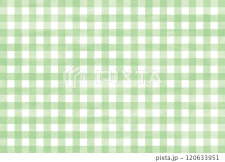 水彩風チェック柄_グリーン 水彩風チェック柄_グリーン 120633951