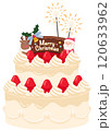 豪華ないちごと生クリームのクリスマスケーキ 120633962