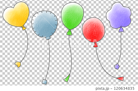 寬鬆簡約氣球套裝模擬風格 120634835