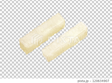 水彩手書きの寒天のベクターイラスト 120634907