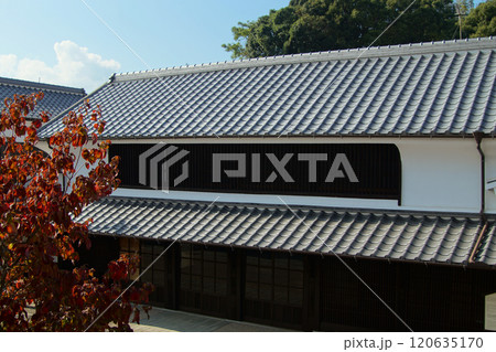 佐賀県嬉野市 塩田津の伝統的建造物群保存地区の町並み 佐賀県嬉野市 塩田津の伝統的建造物群保存地区の町並み 120635170
