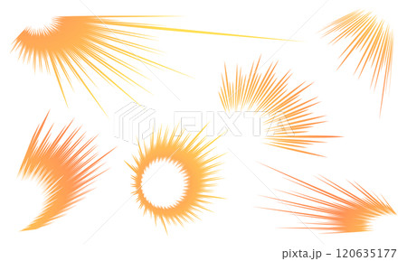 衝撃効果のイラスト 120635177