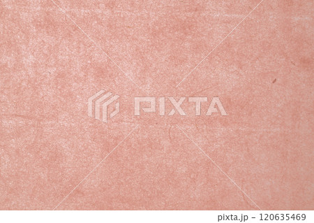 手漉き和紙の背景素材（珊瑚色） 120635469