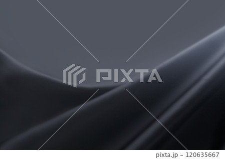 背景素材_ピントなし黒ドレープ 120635667