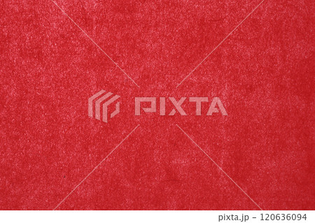 手漉き和紙の背景素材（赤色） 120636094