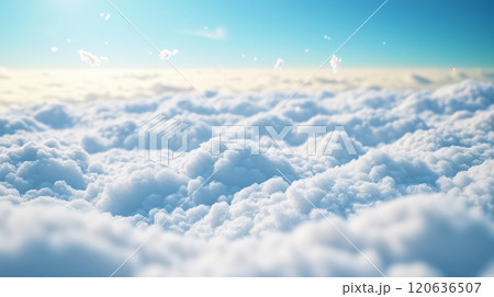 青空と雲のイメージ 120636507