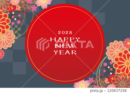 年賀状　2025年　巳年 120637298