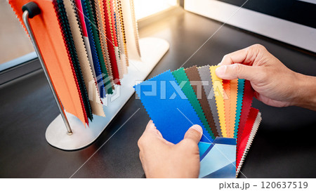 Fabric swatch material choice 120637519