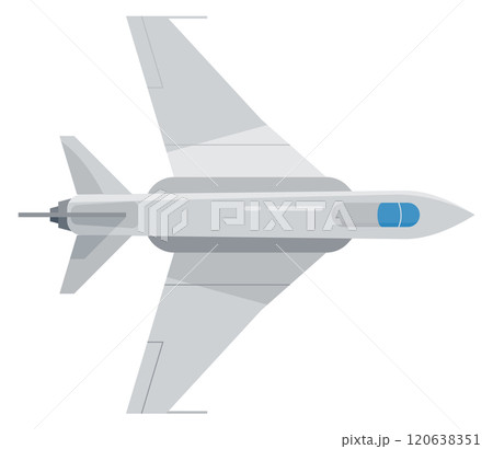 A jet plane is flying in the sky 120638351