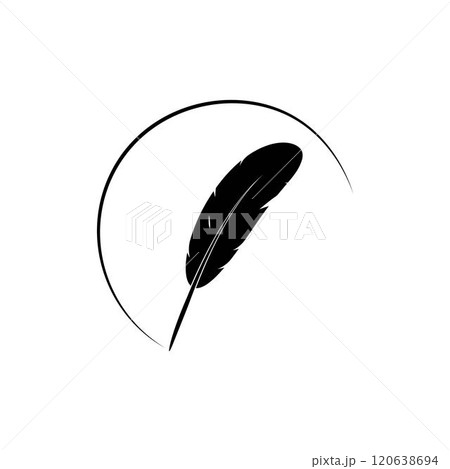 feather pen feather pen 120638694
