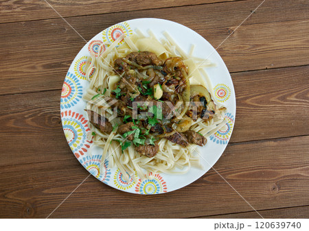 naryn - lamb with noodles 120639740
