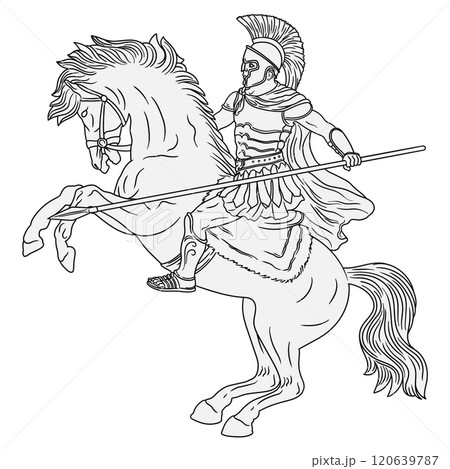 Ancient Roman Warrior. Ancient Roman Warrior. 120639787