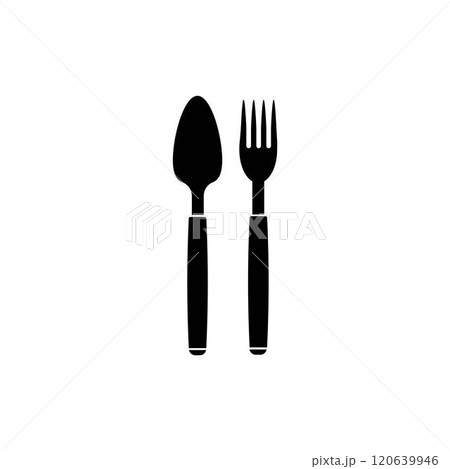 spoon and fork logo 120639946