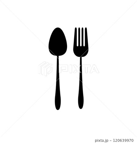 spoon and fork logo 120639970