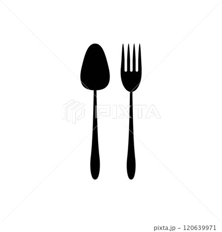 spoon and fork logo spoon and fork logo 120639971