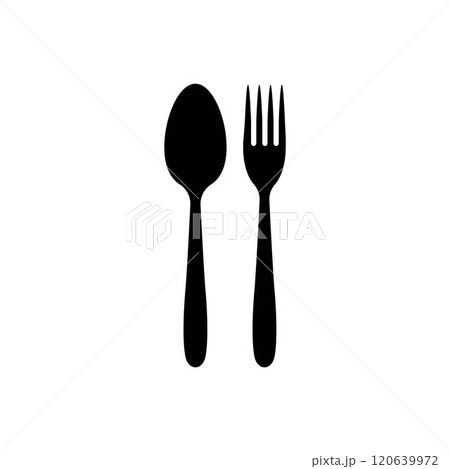 spoon and fork logo 120639972