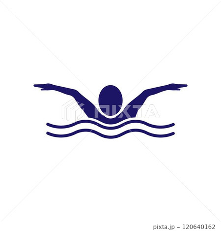 Swimming sport logo Swimming sport logo 120640162