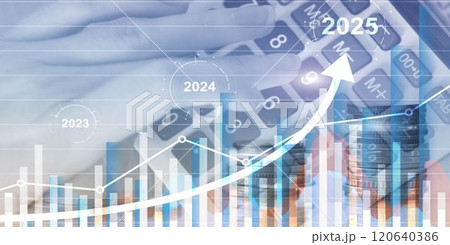 Financial background, economic growth 2023-2025. Abstract background Financial background, economic growth 2023-2025. Abstract background 120640386