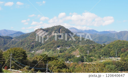 甲斐国岩殿山城 遠景 甲斐国岩殿山城 遠景 120640647