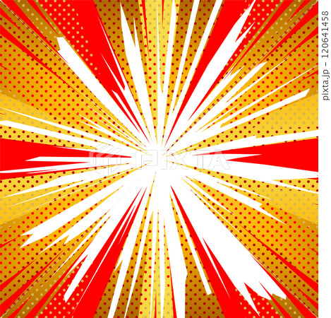 新年用アメコミ風背景(正方形) 120641458