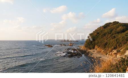 黄昏の響灘 120641481