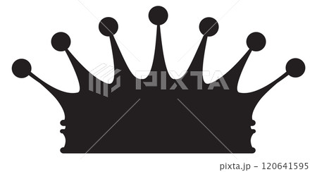 A crown with a black color 120641595