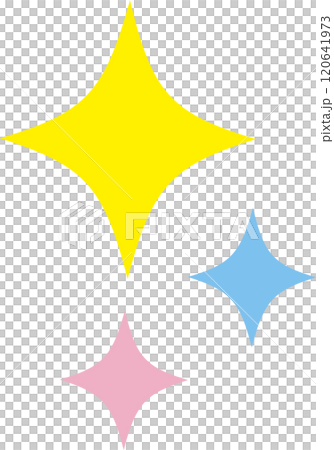 キラキラ　星　ピカピカ　アイコン 120641973