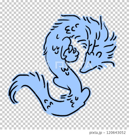 Simple and cute dragon illustration Simple and cute dragon illustration 120643052