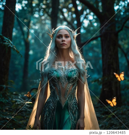 美しい女性の妖精 120643485