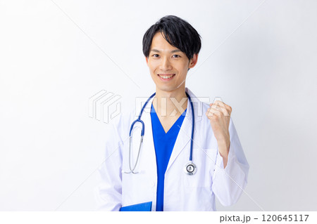 医者　白バック　男性 120645117