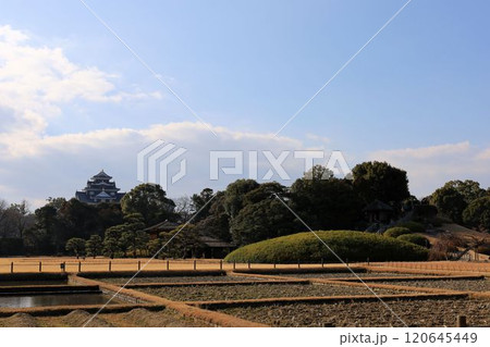 後楽園、井田と岡山城 120645449
