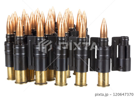 Machine Gun Ammo Belt with Ammunition 120647370
