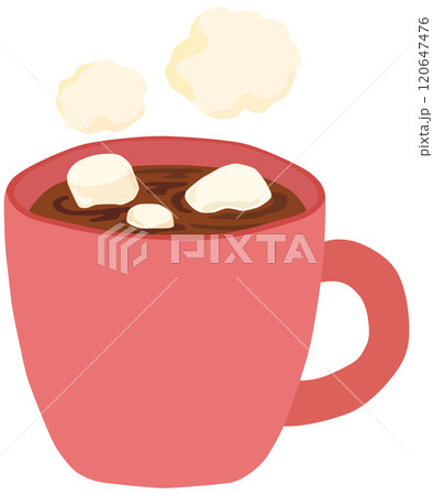 ホットチョコレート バレンタイン ベクター素材 120647476
