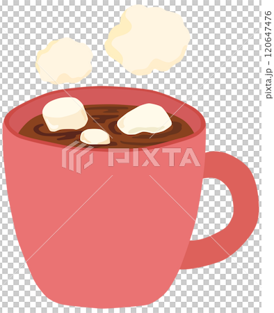 ホットチョコレート バレンタイン ベクター素材 120647476